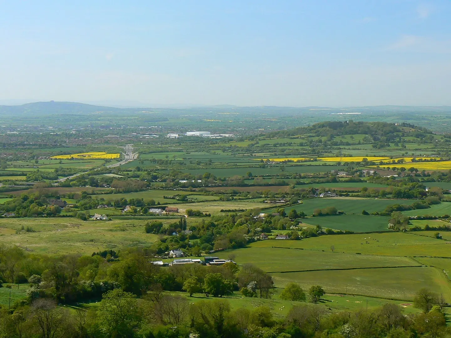Photo of Crickley Hill Country Park, a country park near Cheltenham in the Cotswolds, Gloucestershire, south west England.