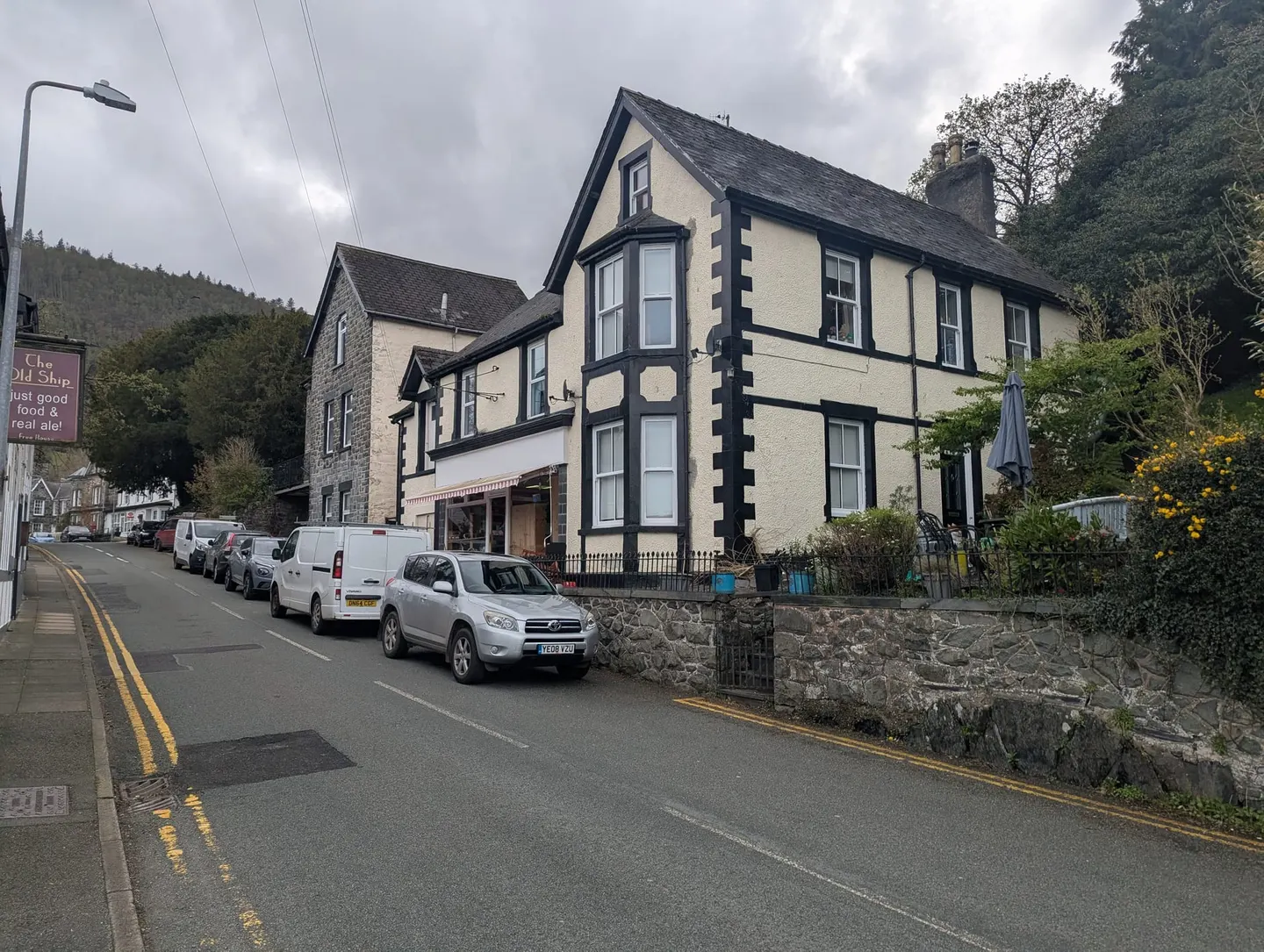 Photo of Trefriw, a village in Eryri, Conwy, north Wales.