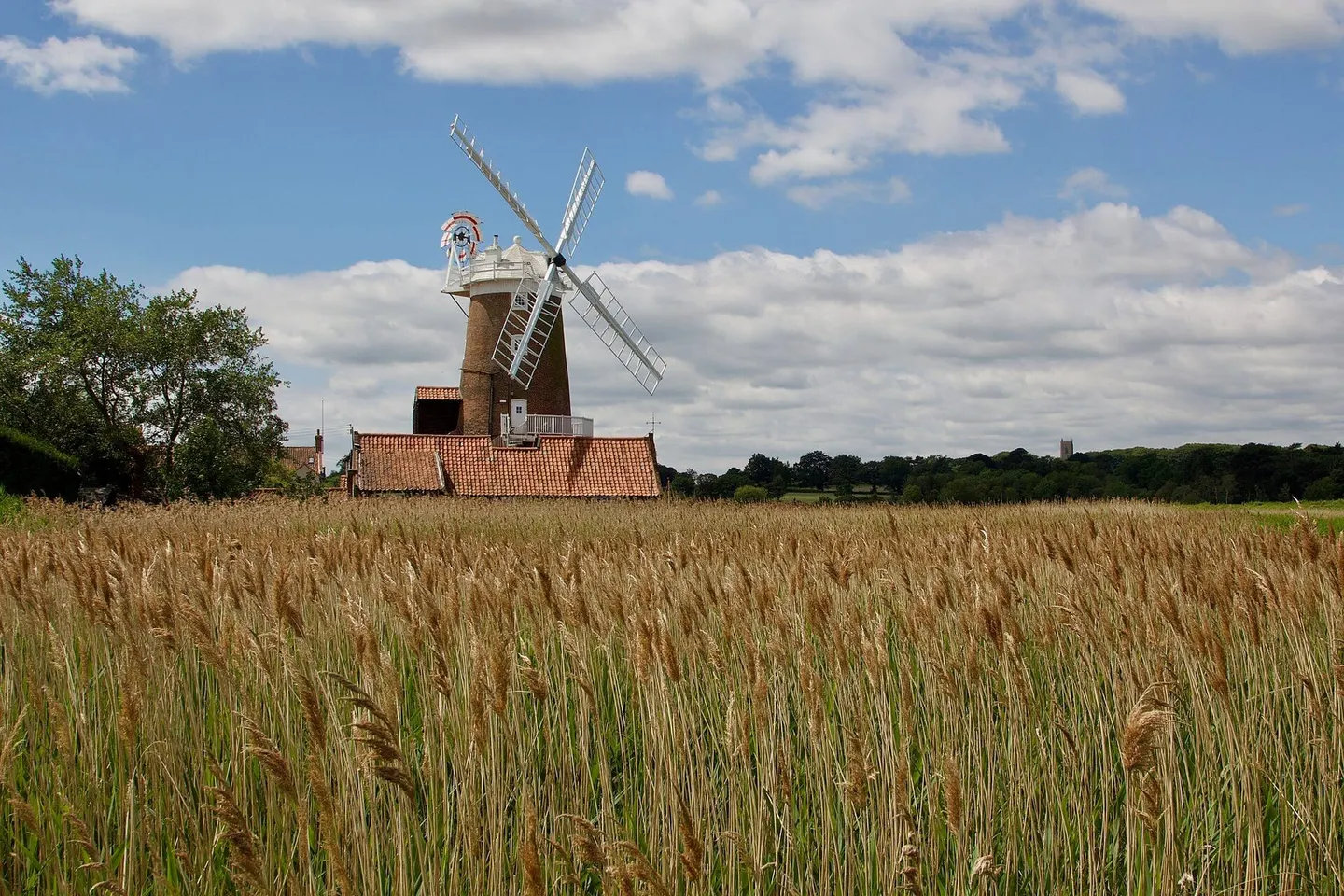 Photo of Cley Windmill, a windmill near Cley next the Sea, Norfolk, eastern England.