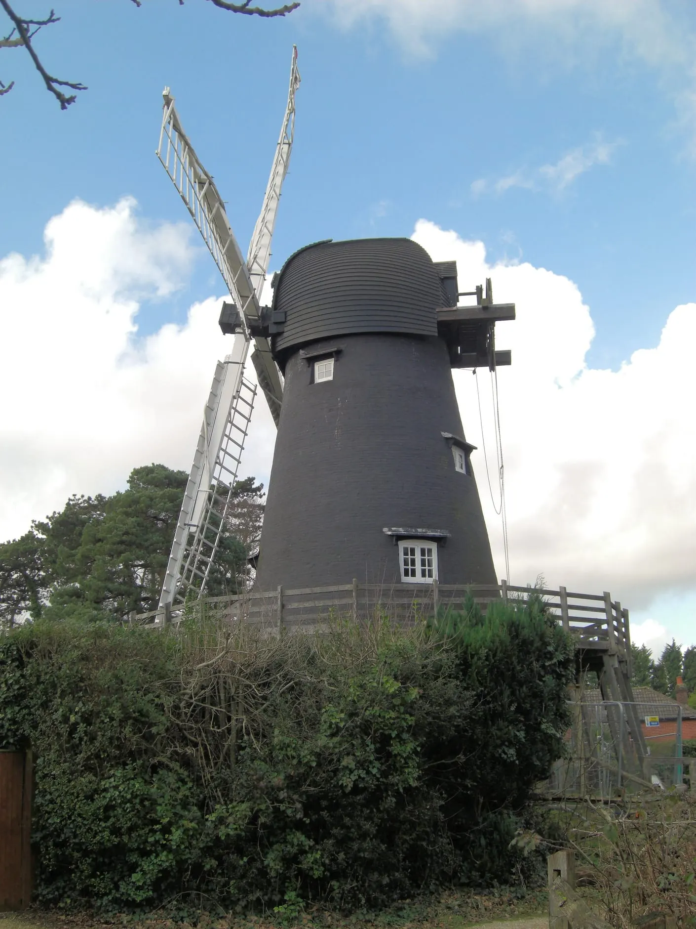 Photo of Bursledon Windmill, a windmill in Hampshire, south east England.