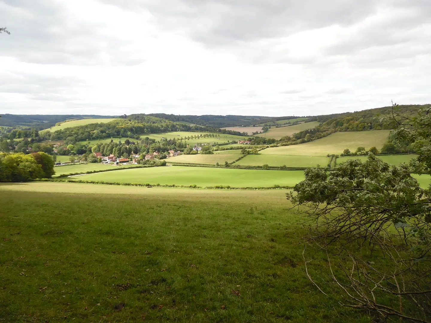 Photo of Fingest Farm, a country estate in the Chilterns, Buckinghamshire, south east England.