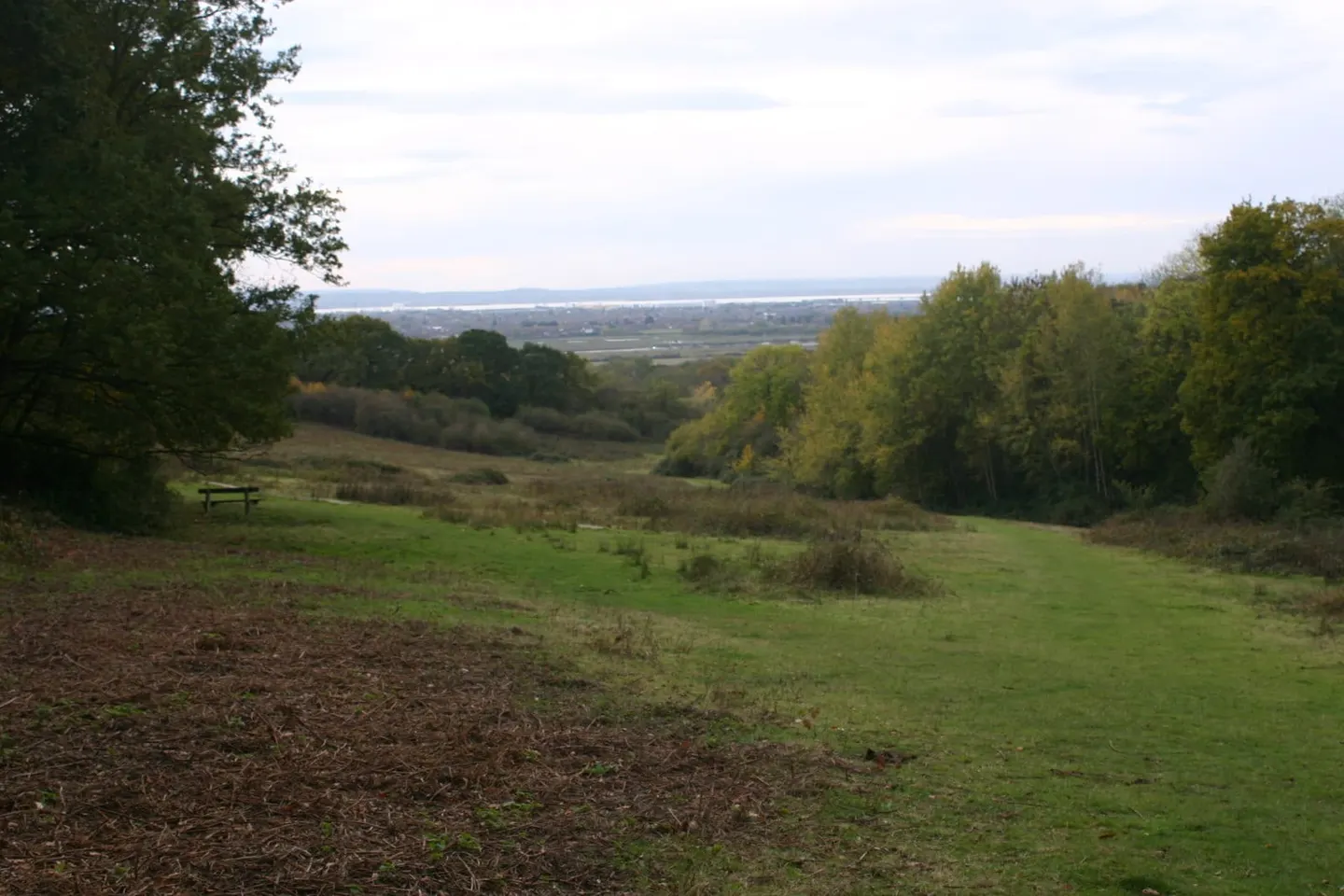 Photo of Hadleigh Castle Country Park, a country park near Leigh-on-Sea, Essex, eastern England.