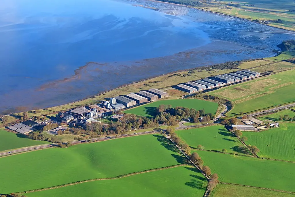 Photo of Glenmorangie Distillery, a distillery near Tain, Highland, the Scottish Highlands and Islands.