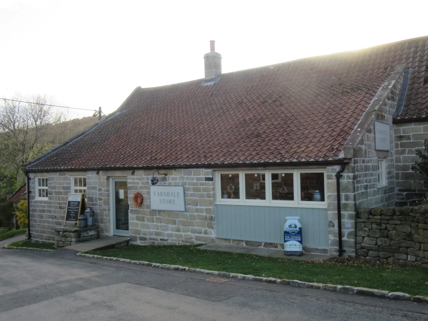 Photo of Farndale, a village in the North York Moors, North Yorkshire, northern England.