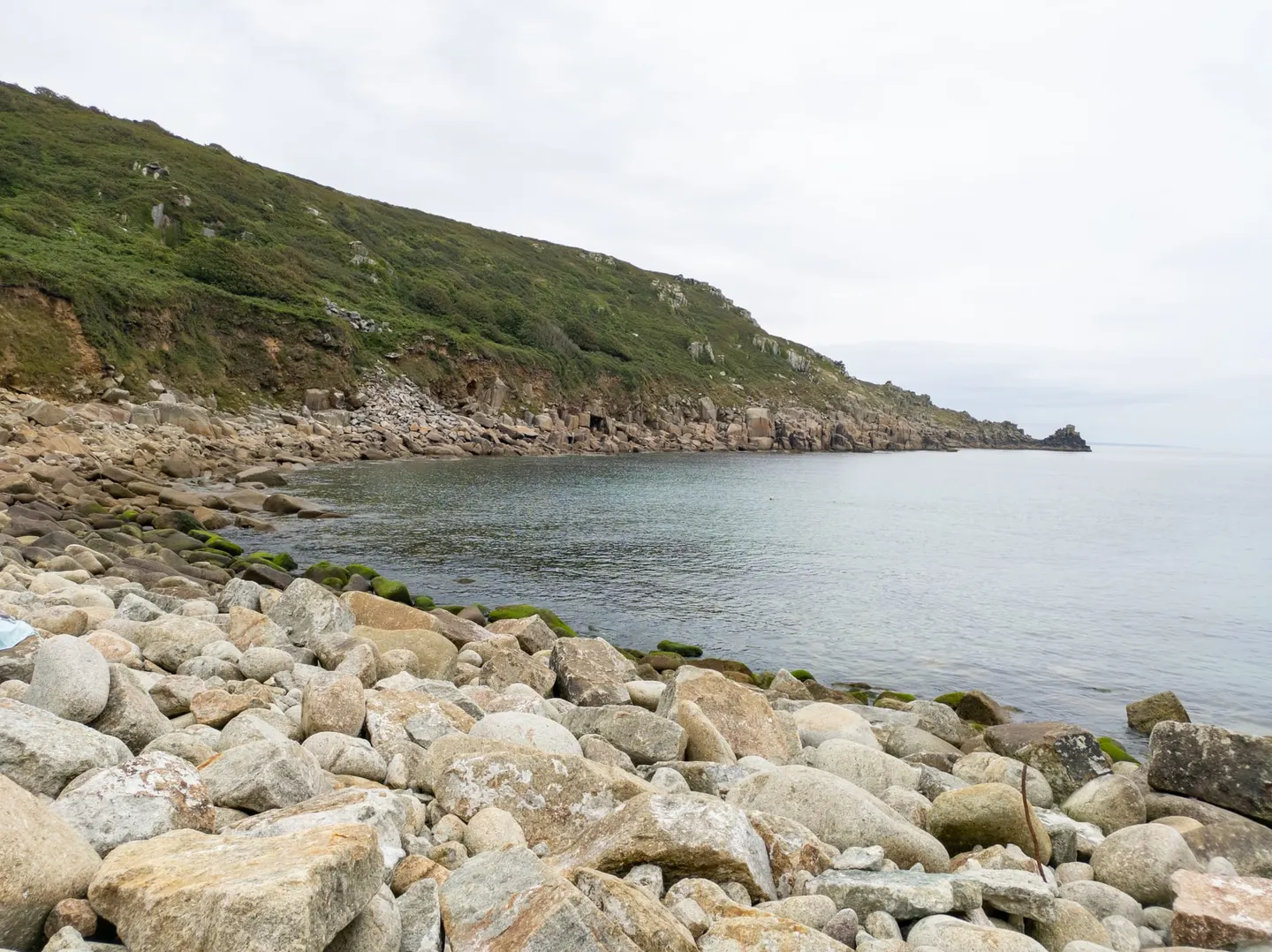 Photo of Lamorna Cove, a cove near Mousehole, Cornwall, south west England.