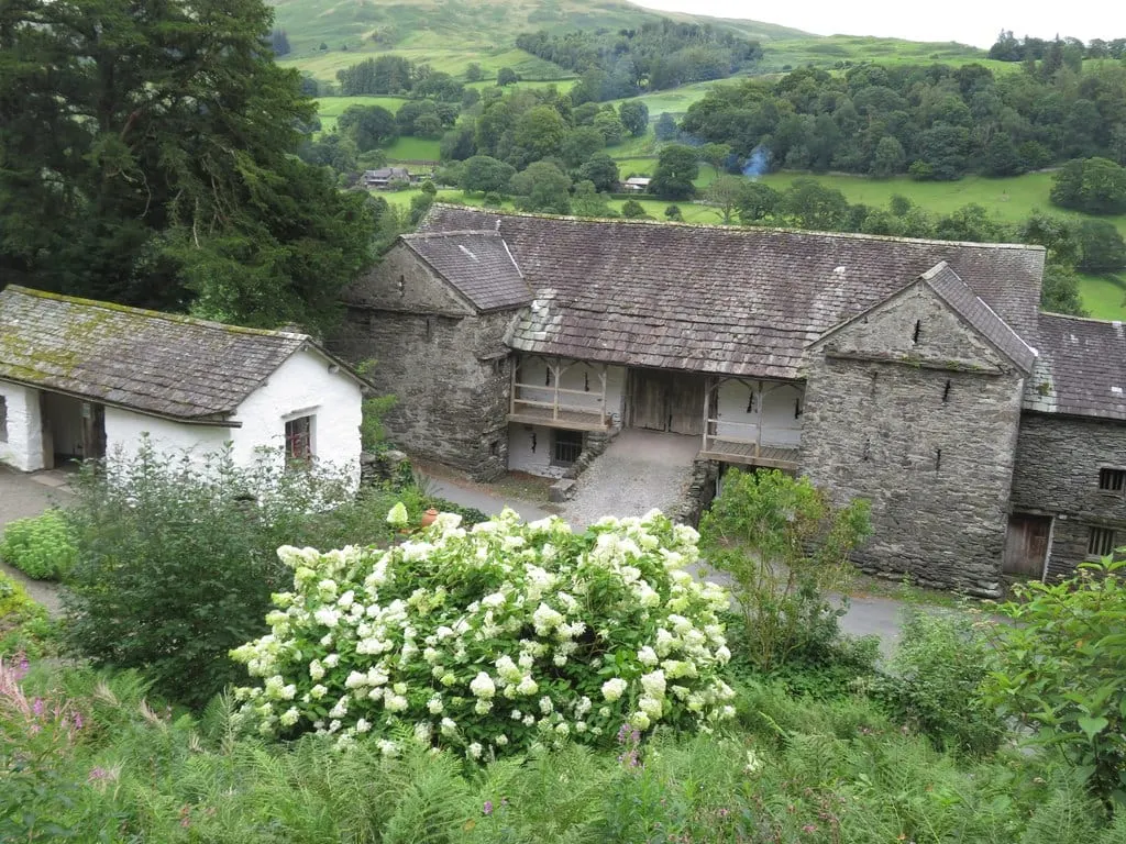 Photo of Townend, a house near Troutbeck in the Lake District, Cumbria, north west England.
