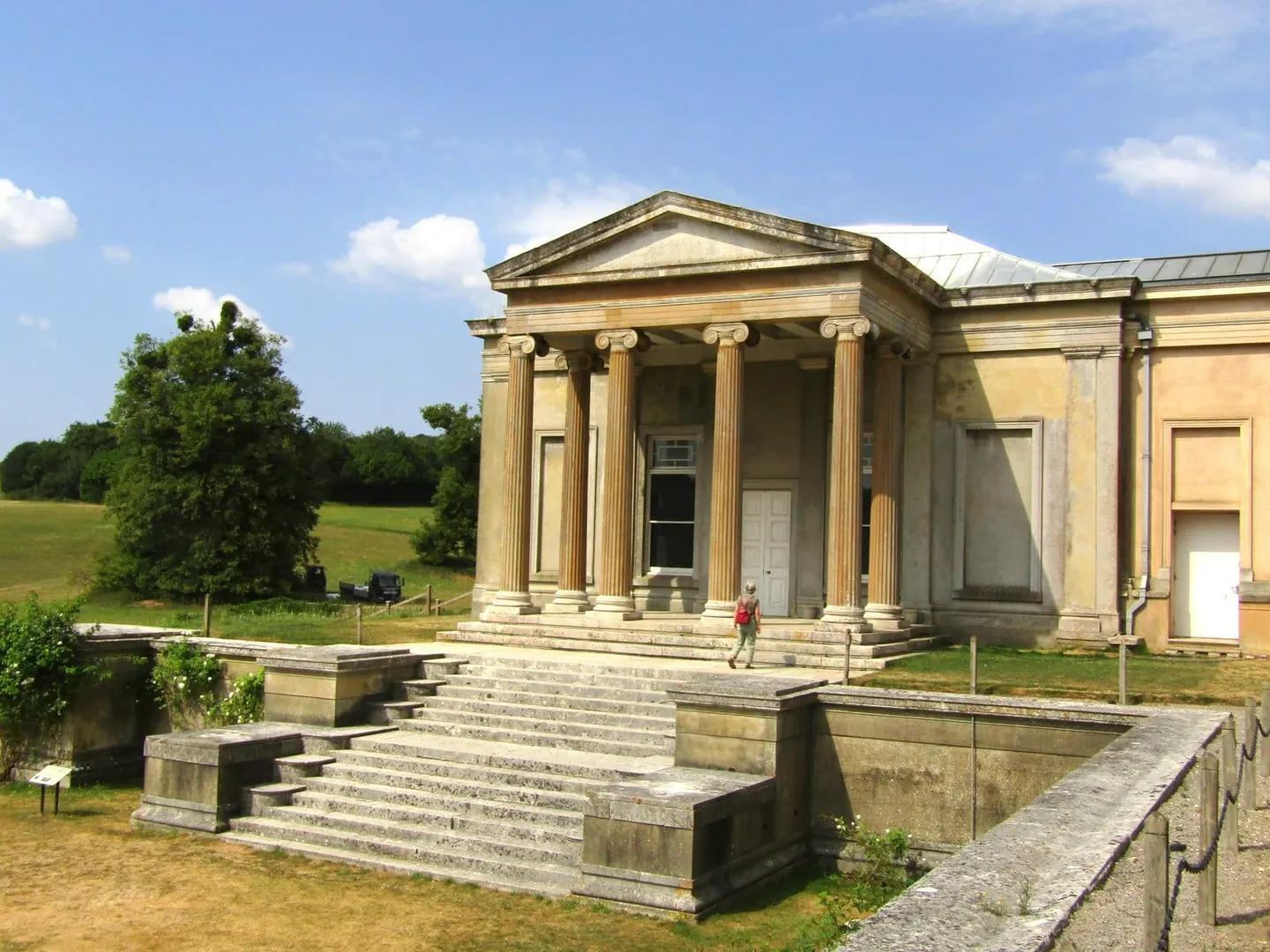 Photo of The Grange, Northington, a Grade II* registered house & garden near New Alresford, Hampshire, south east England.