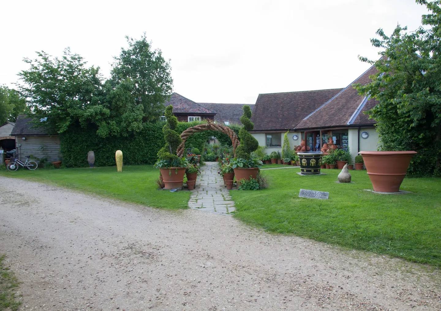 Photo of Whichford Pottery, a visitor attraction in the Cotswolds, Warwickshire, central England.