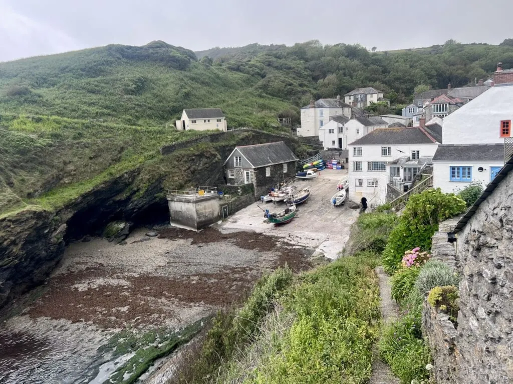 Photo of Portloe, a village in Cornwall, south west England.