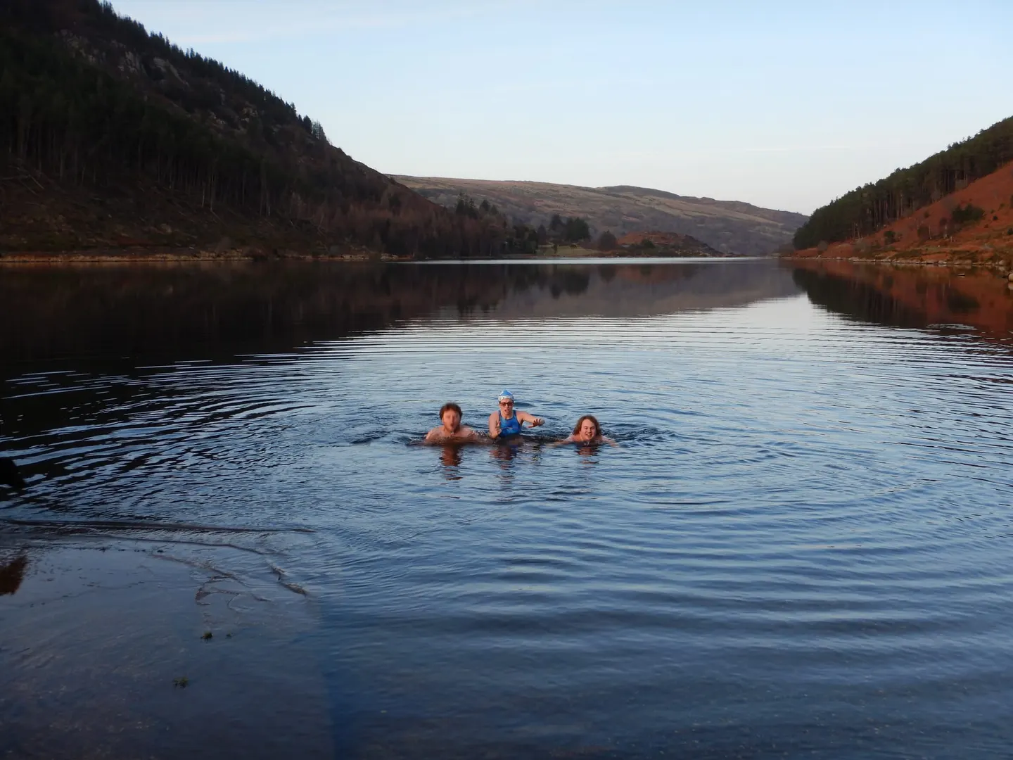 Photo of Llyn Geirionydd, a lake near Trefriw in Eryri, Conwy, north Wales.