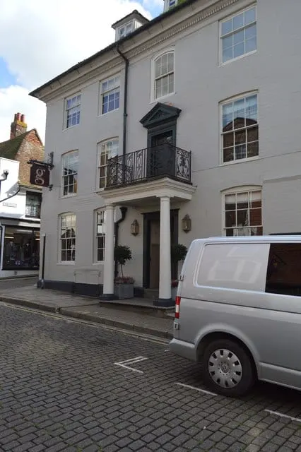 Photo of The George in Rye, a pub in East Sussex, south east England.