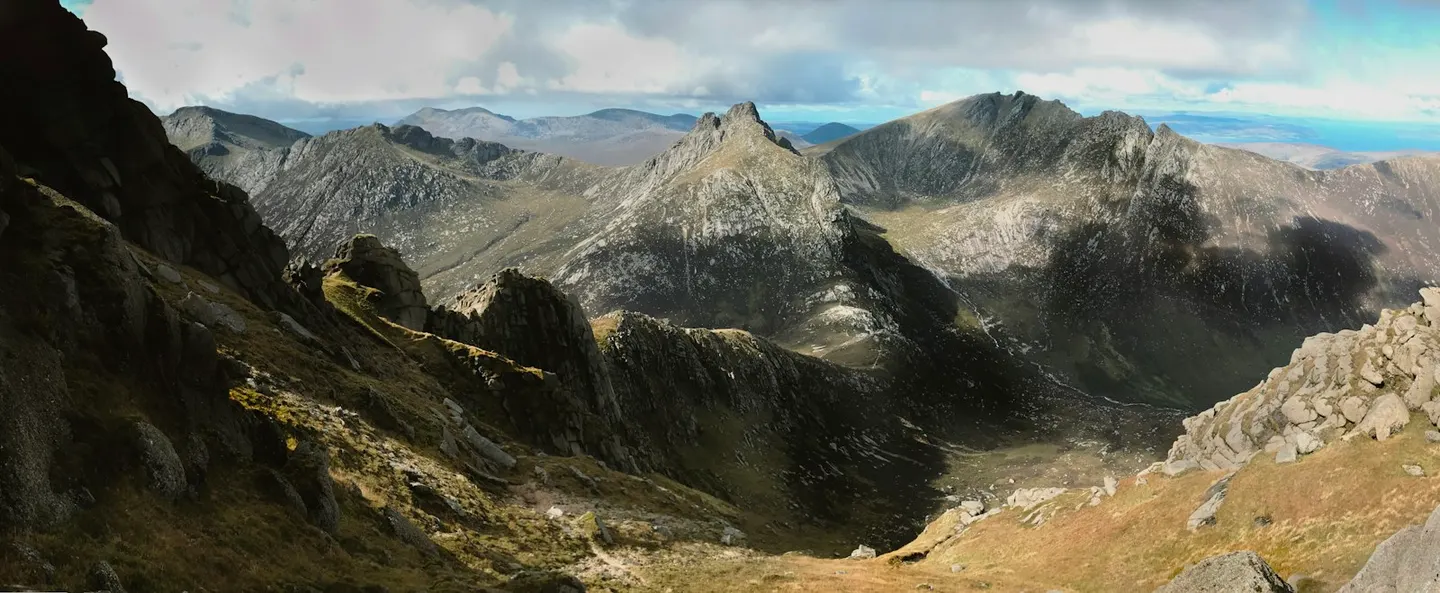 Photo of the Isle of Arran, an island in North Ayrshire, southern Scotland.
