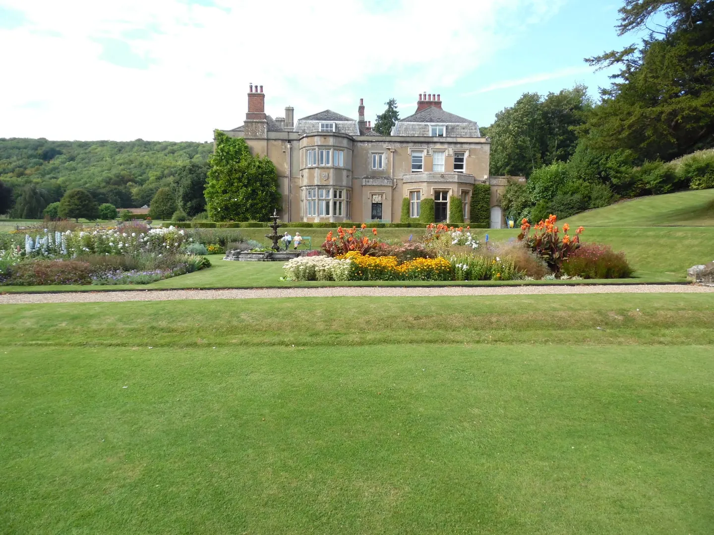 Photo of Titsey Place, a garden near Oxted, Surrey, south east England.