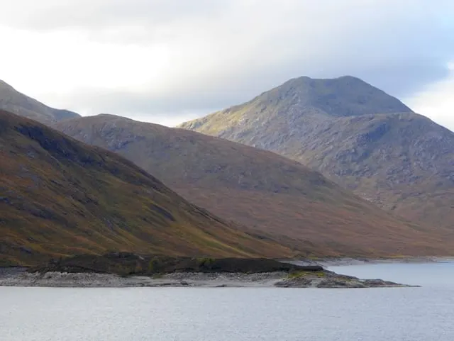 Photo of Loch Quoich, a reservoir in Highland, the Scottish Highlands and Islands.