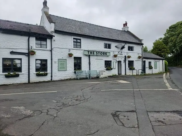 Photo of The Stork Inn, a pub near Conder Green, Lancashire, north west England.