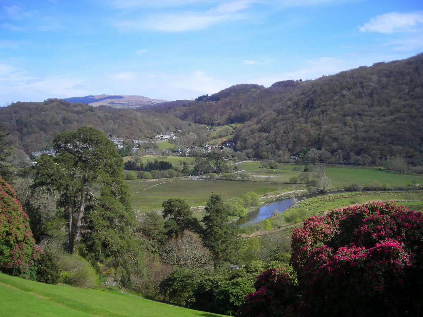 Photo of Plas Tan y Bwlch, a garden near Maentwrog in Eryri, Gwynedd, north Wales.