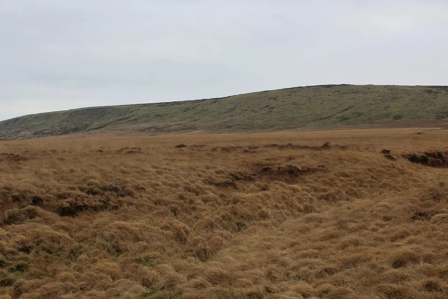 Photo: Way Stone Edge, a 482m hill near Marsden, West Yorkshire, northern England.