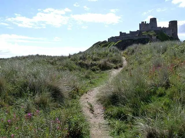 Photo along the St Oswald's Way, a 97-mile long-distance path running from Holy Island to Heavenfield, north east England.