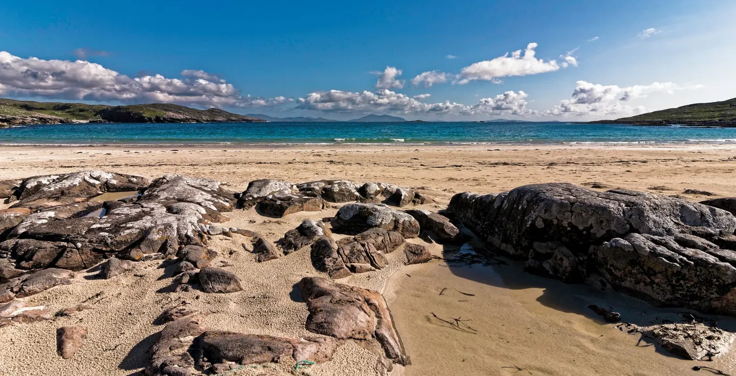 Photo of Traigh Mheilein, a beach near Hushinish, Na h-Eileanan Siar, the Scottish Highlands and Islands.