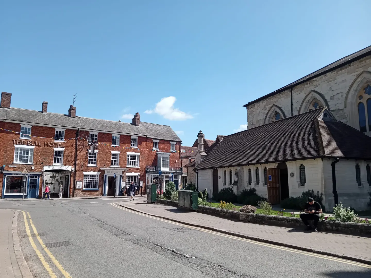 Photo of Stony Stratford, a village in Buckinghamshire, south east England.