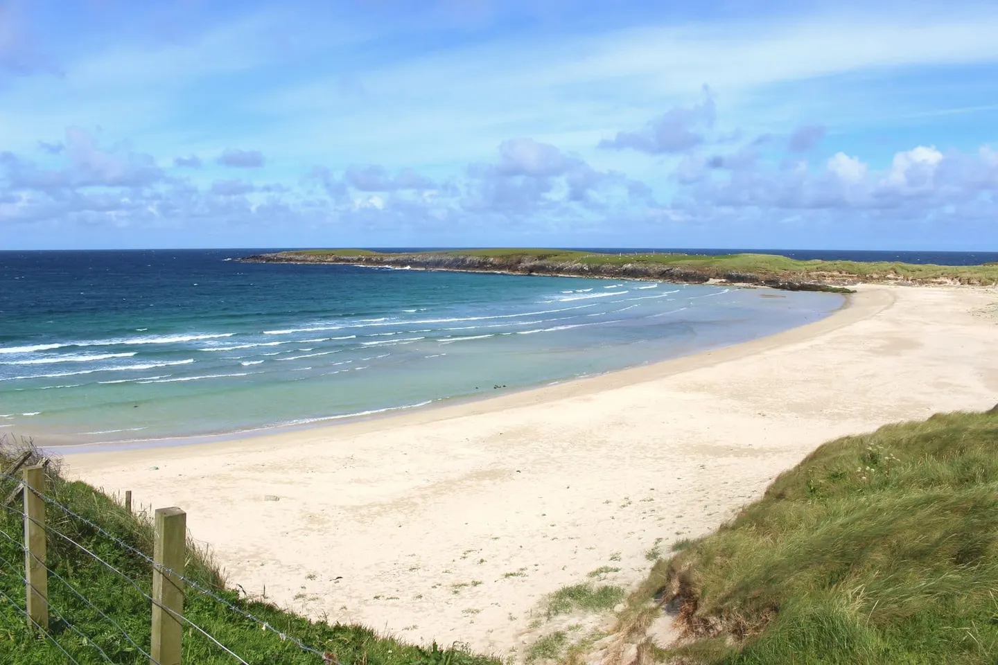 Photo of Sands of Breckon, a beach near Cullivoe, the Shetland Islands, the Scottish Highlands and Islands.