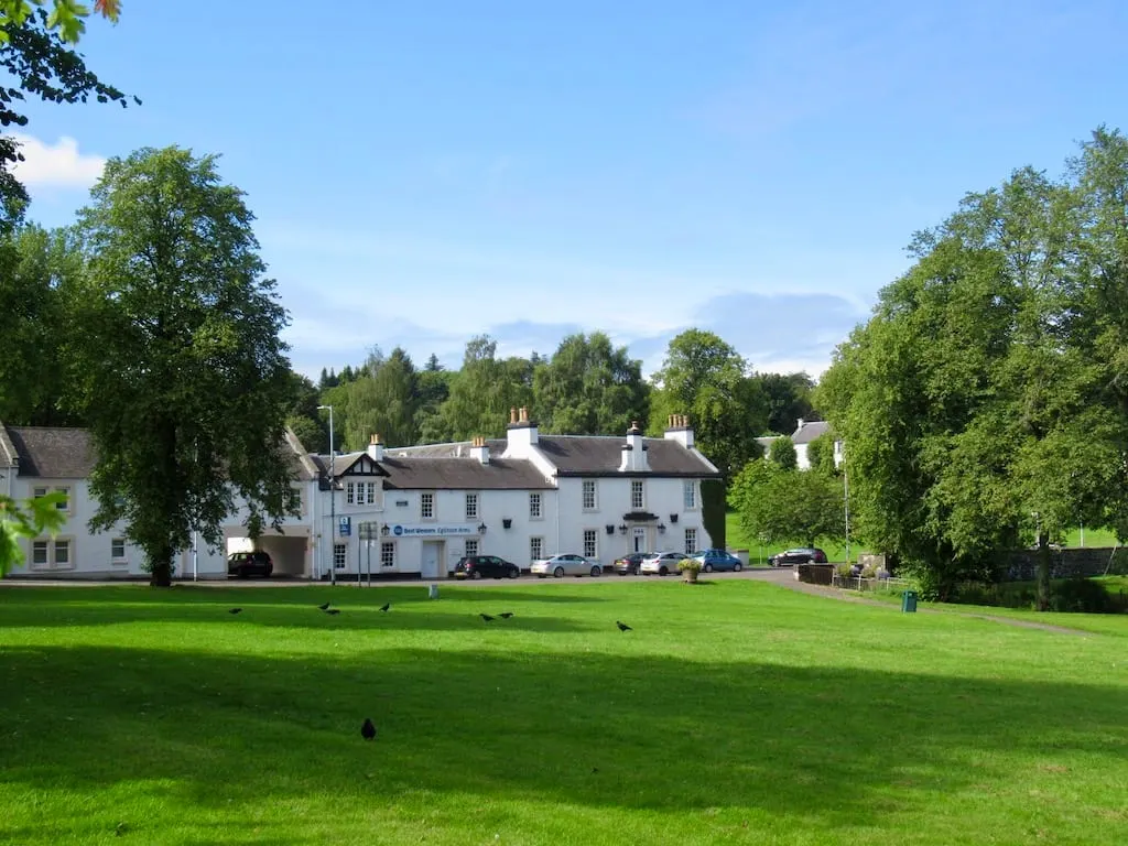 Photo of Eaglesham, a village in East Renfrewshire, central Scotland.