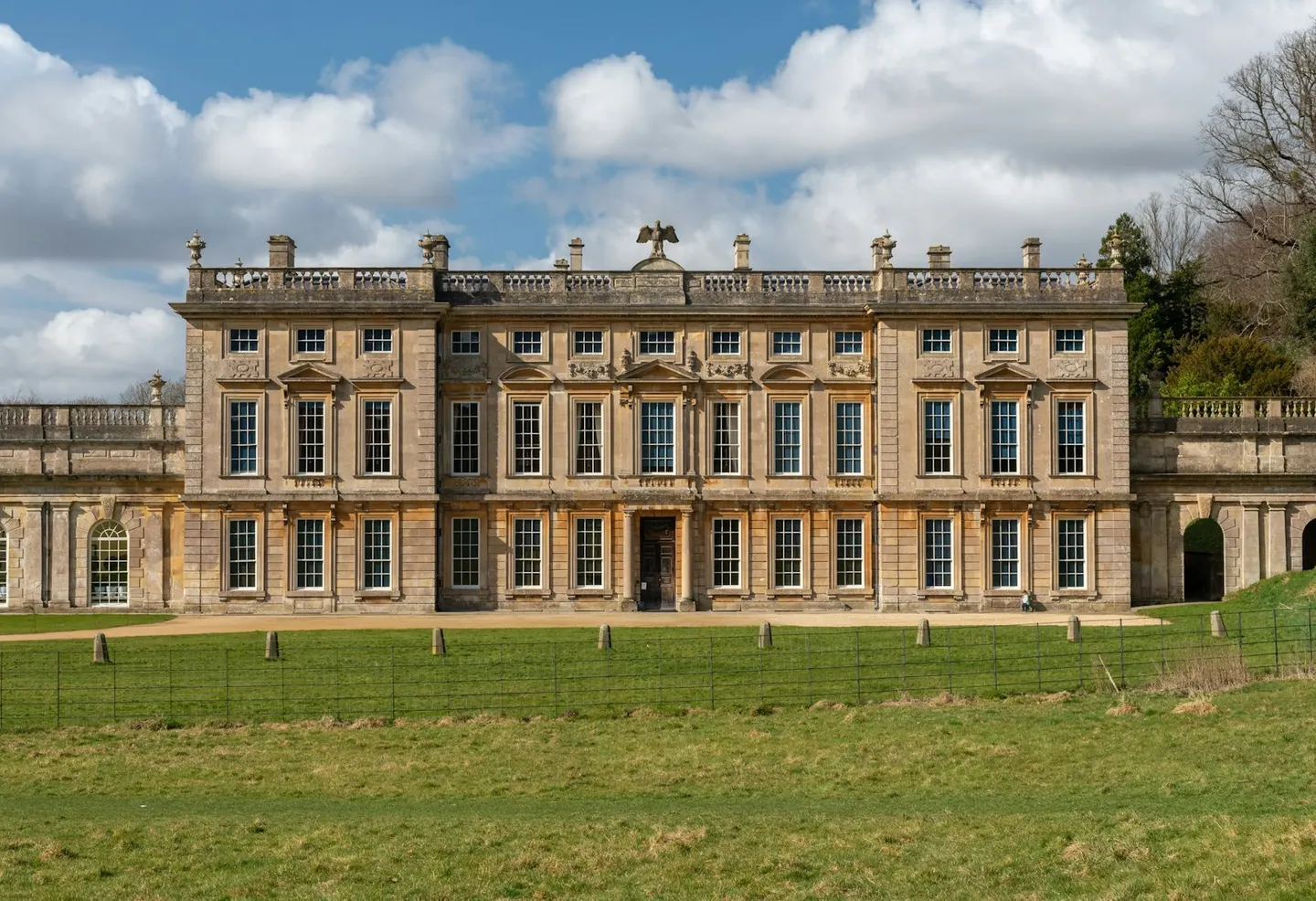 Photo of Dyrham Park, a Grade II* registered house & garden near Slaughterford in the Cotswolds, Gloucestershire, south west England.