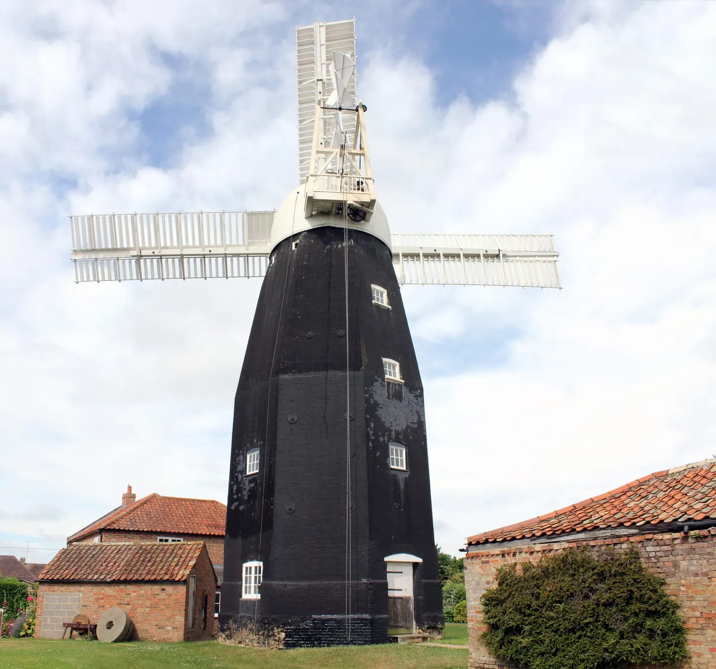 Photo of Downfield Windmill, Soham, a windmill in Cambridgeshire, eastern England.
