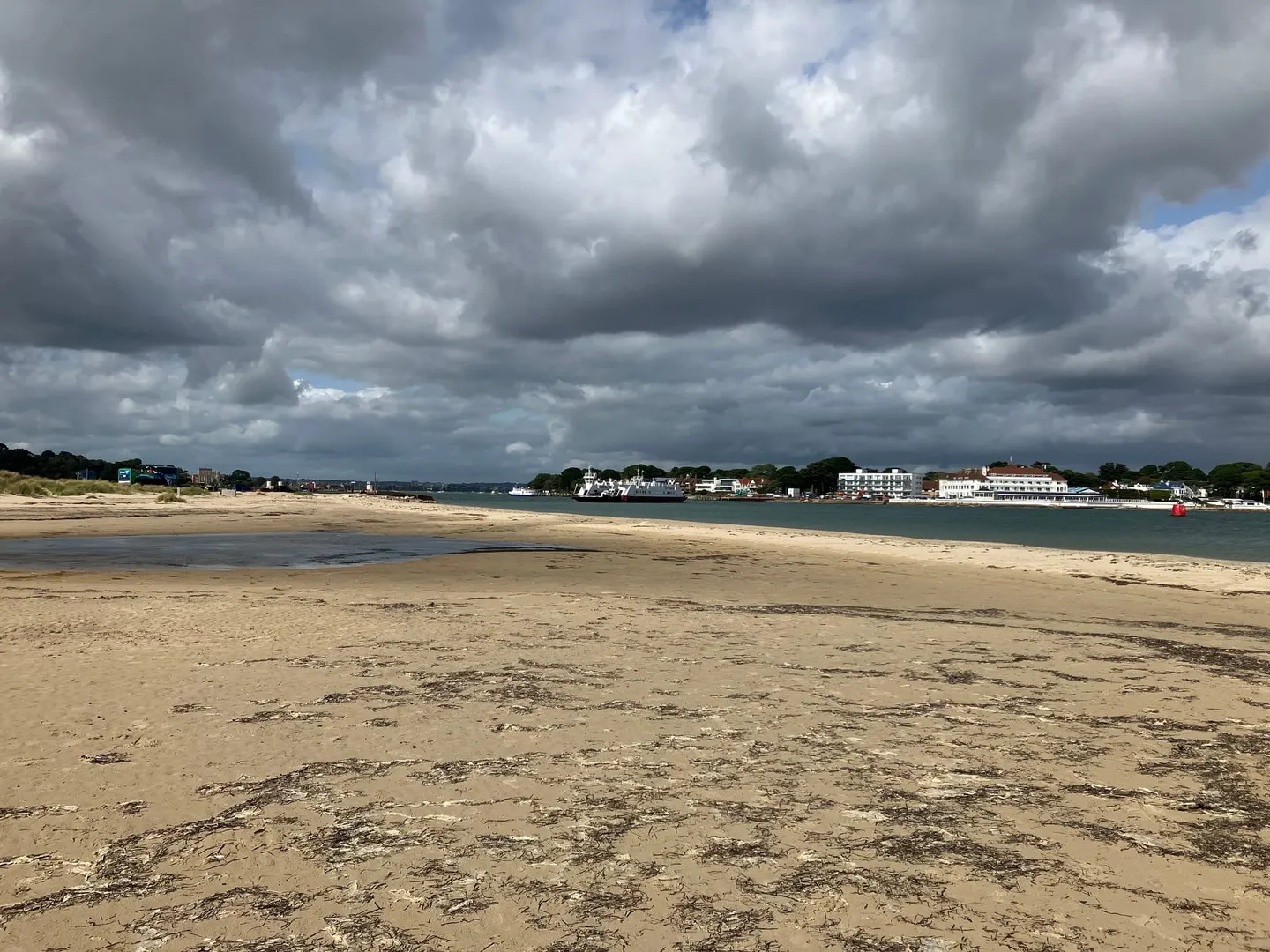 Photo of Shell Bay North, a swimming spot near Bournemouth, Dorset, south west England.