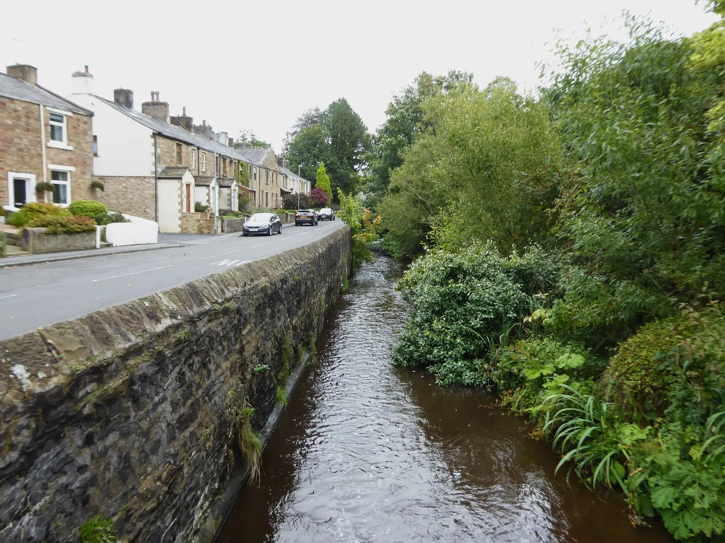 Photo of Sabden, a village in the Forest of Bowland, Lancashire, north west England.