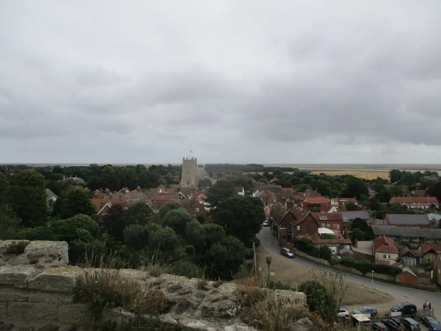 Photo of Orford, a village in Suffolk, eastern England.