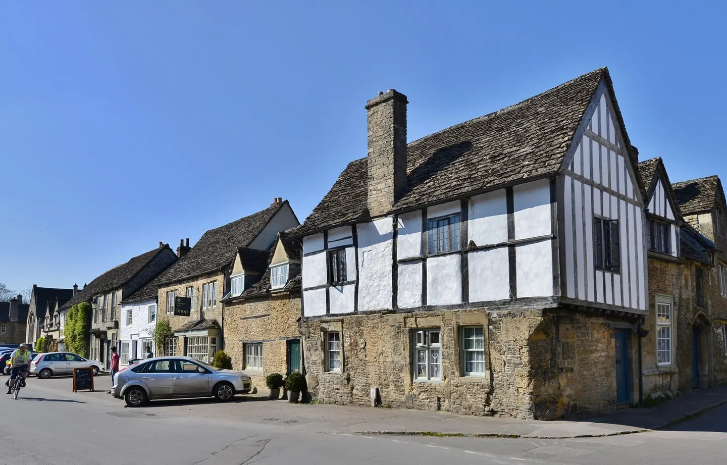 Photo of Lacock, a village in Wiltshire, south west England.