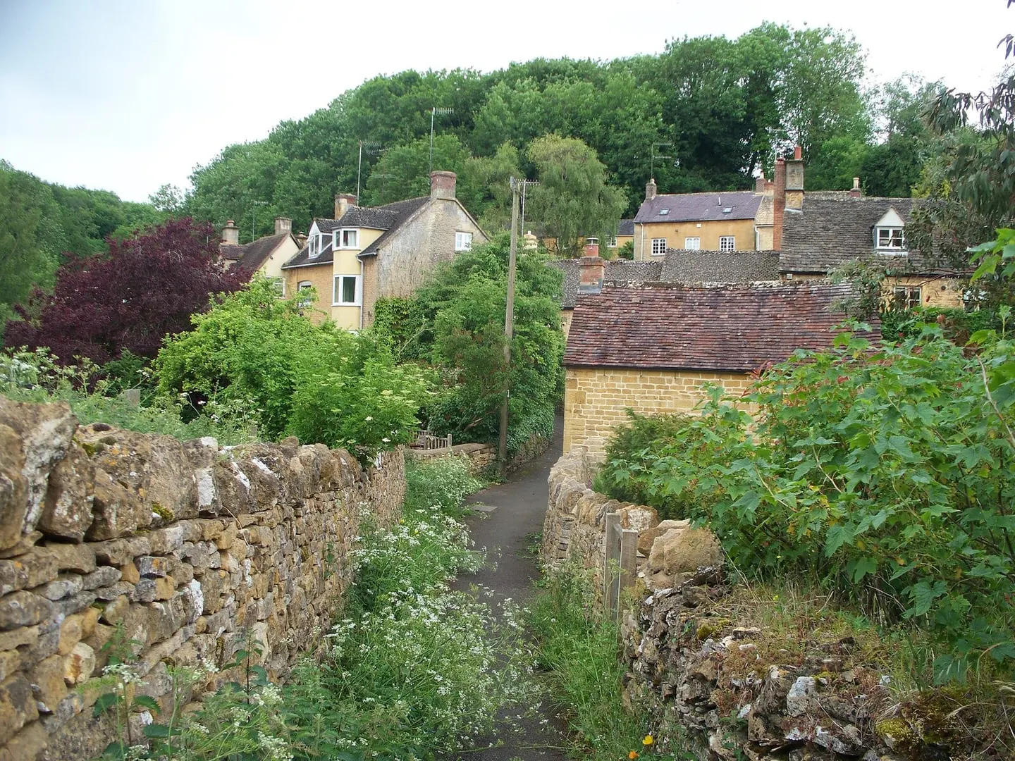 Photo of Blockley, a village in the Cotswolds, Gloucestershire, south west England.