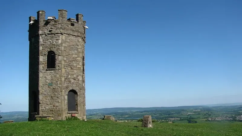 Photo of Pontypool Folly Tower, a folly near Llanover, Torfaen, south east Wales.