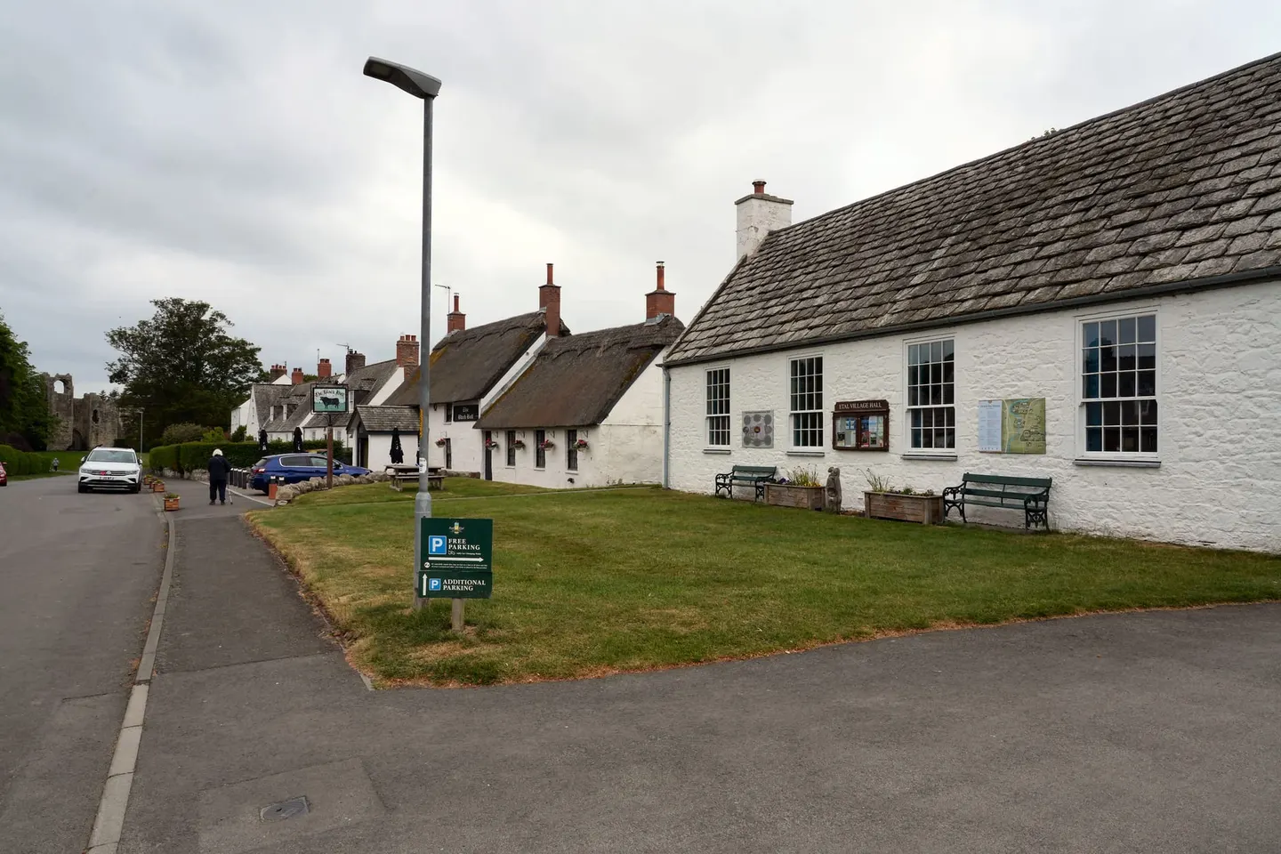 Photo of Etal, a village in Northumberland, north east England.