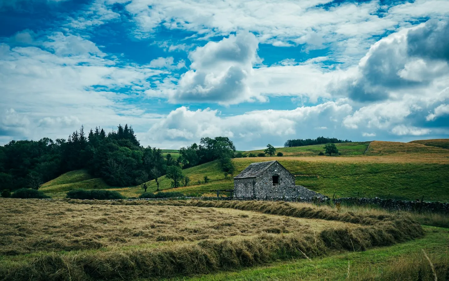 Photo of Malham, a village in the Yorkshire Dales, North Yorkshire, northern England.