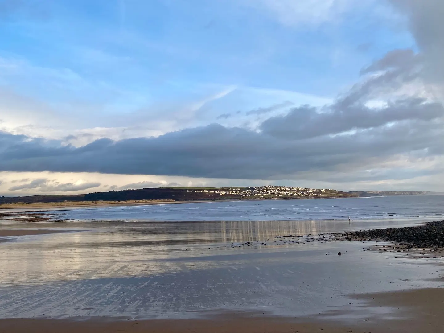 Photo of Ogmore-by-Sea, a village in the Vale of Glamorgan, south east Wales.
