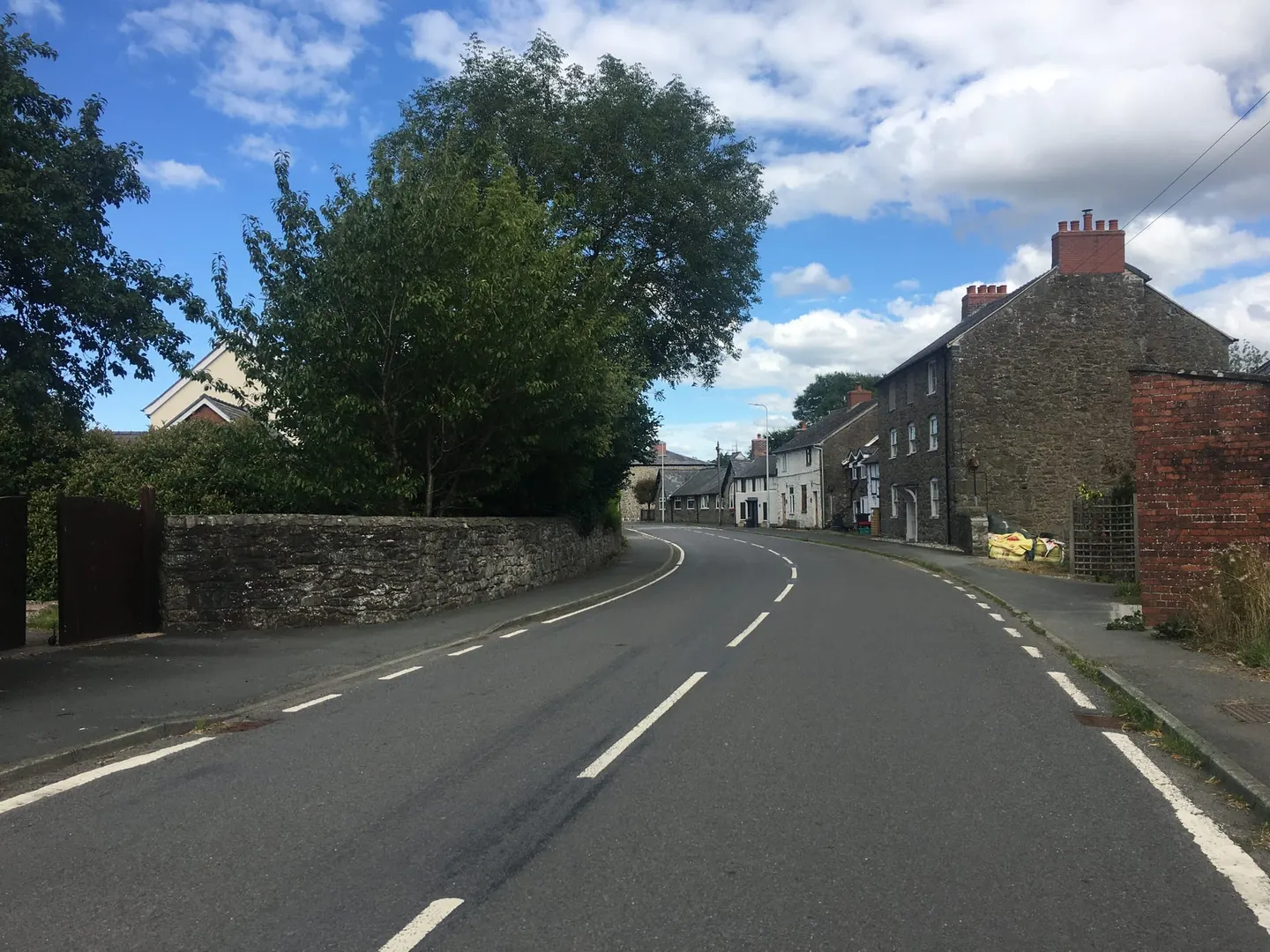 Photo of Meifod, a village in the Powys, mid Wales.