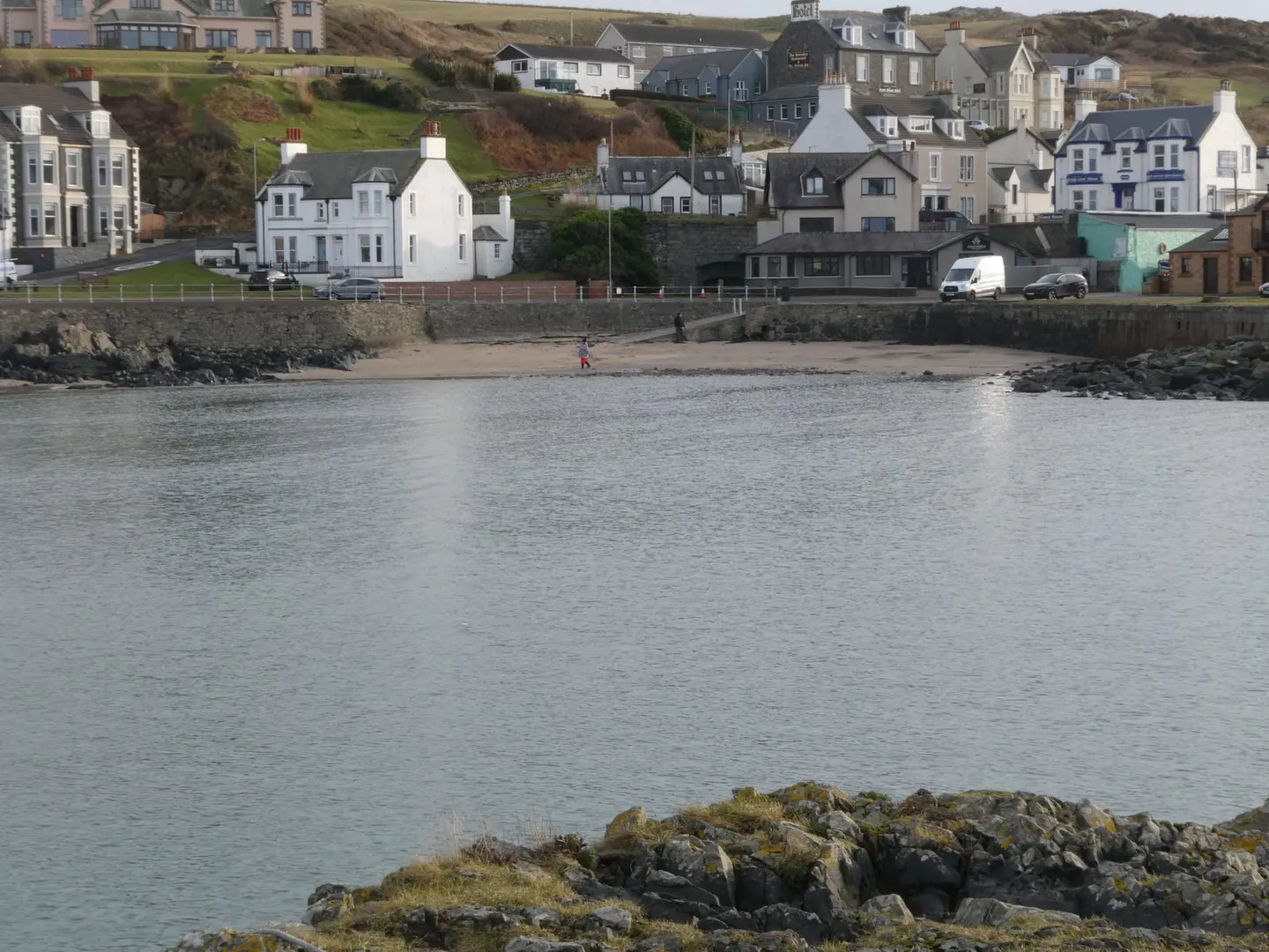 Photo of Portpatrick, a village in Dumfries and Galloway, southern Scotland.