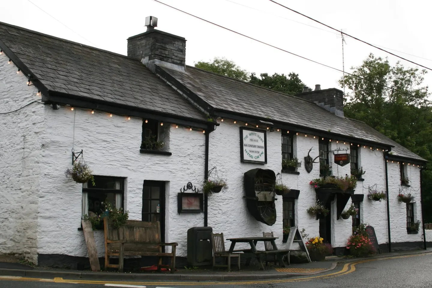 Photo of Cenarth, a village in Ceredigion, mid Wales.