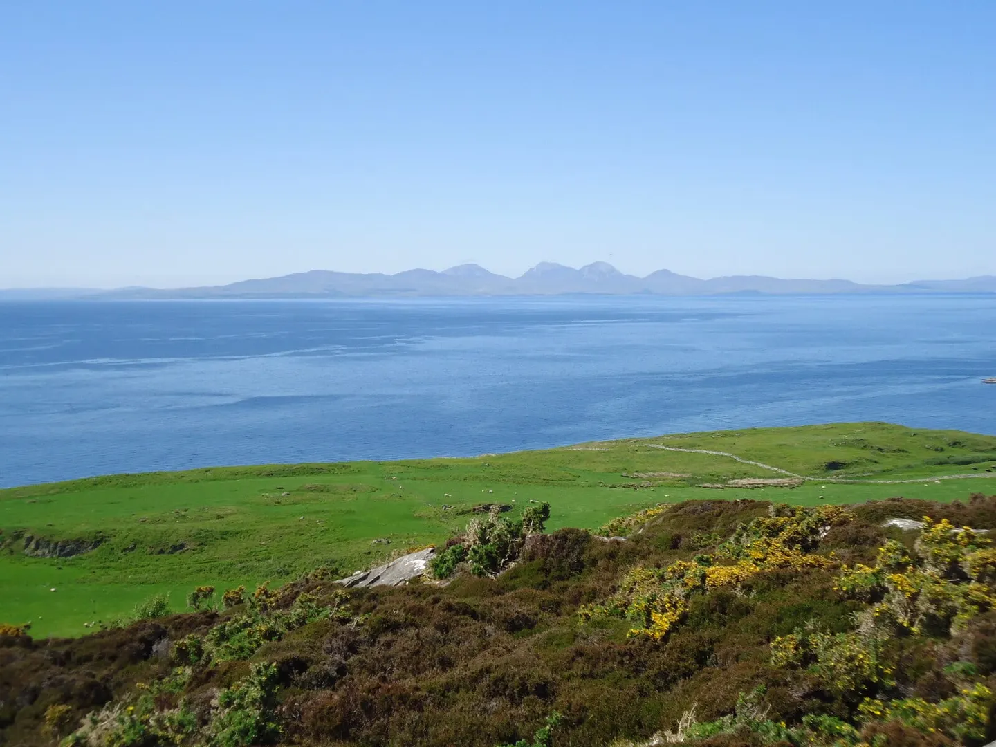 Photo of the Isle of Gigha, an island in Argyll and Bute, the Scottish Highlands and Islands.