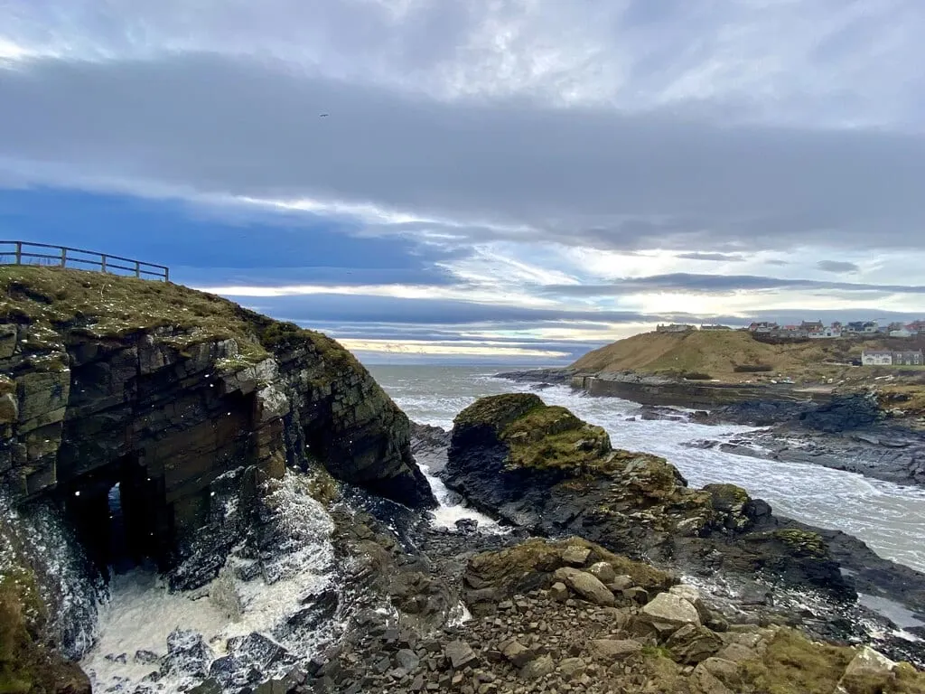 Photo of Collieston, a village in Aberdeenshire, north east Scotland.