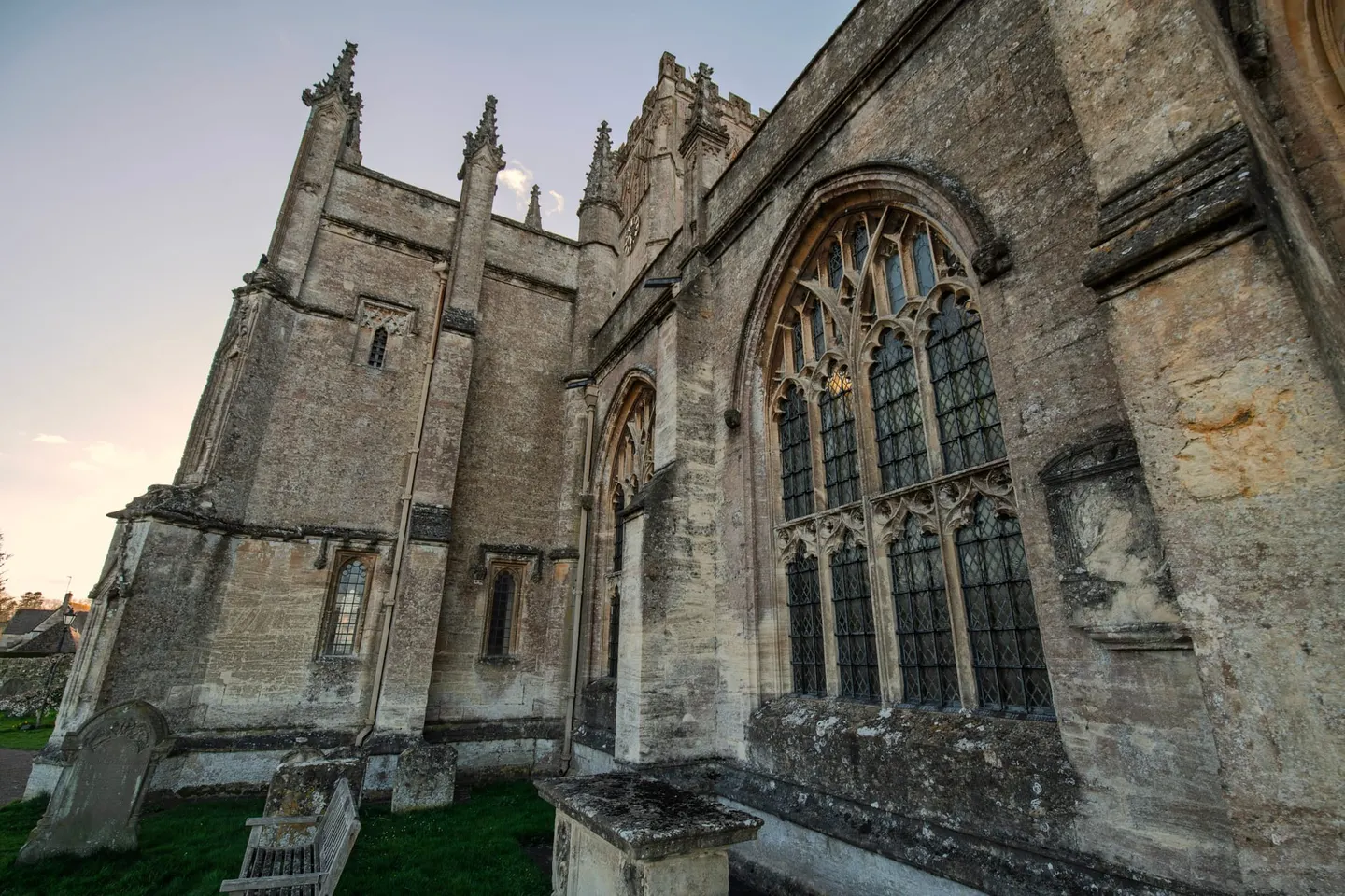 Photo of St Peter and St Paul, Northleach, a church in the Cotswolds, Gloucestershire, south west England.