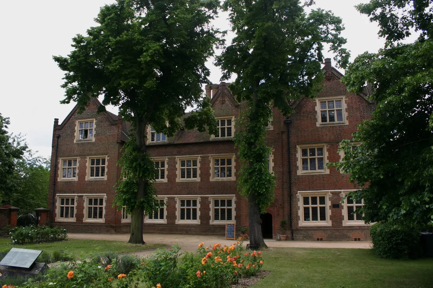 Photo of Eastbury Manor House, a house & garden near Barking, London, England.
