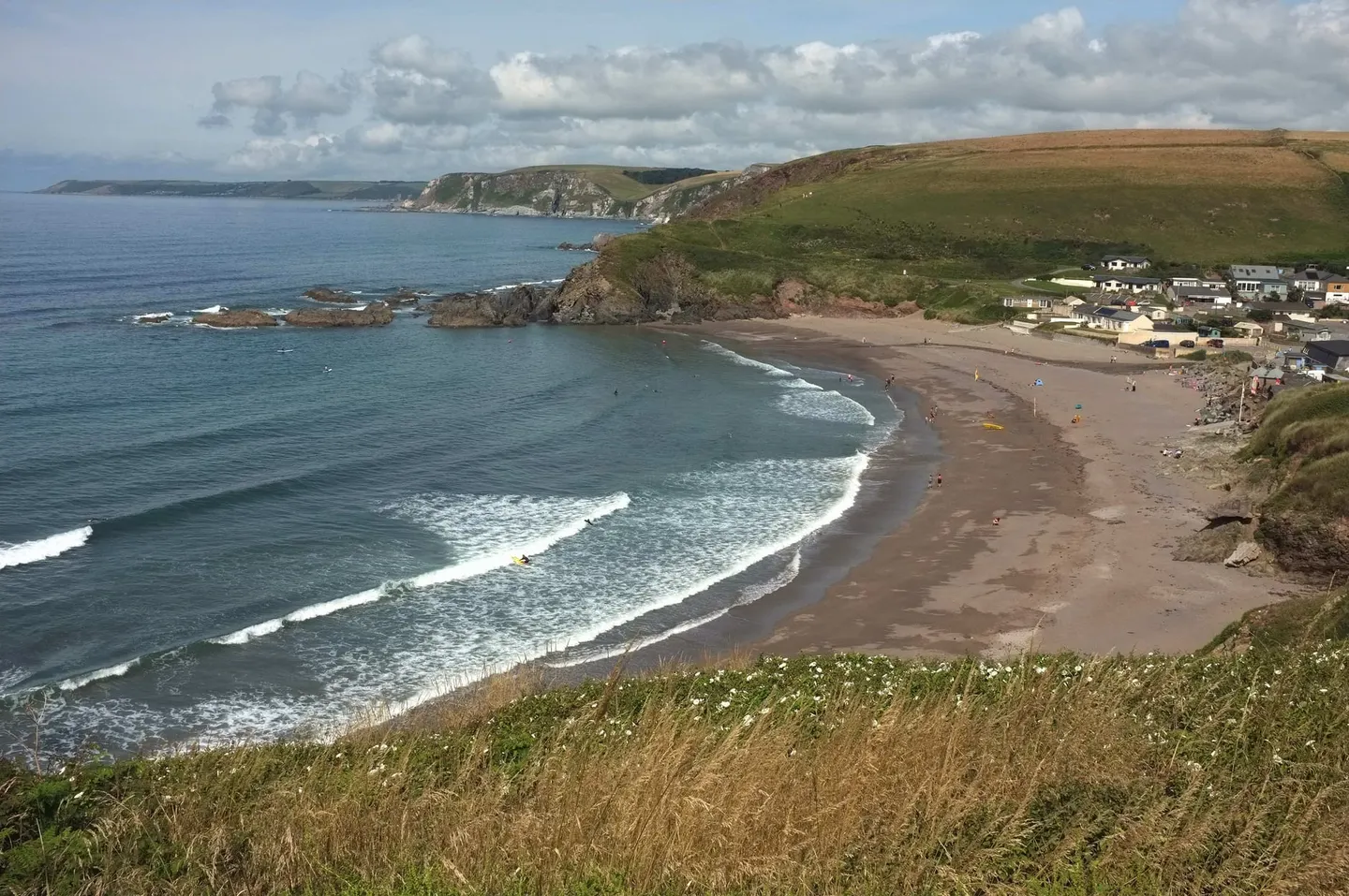 Photo of Challaborough, a swimming spot near Bigbury-on-Sea, Devon, south west England.