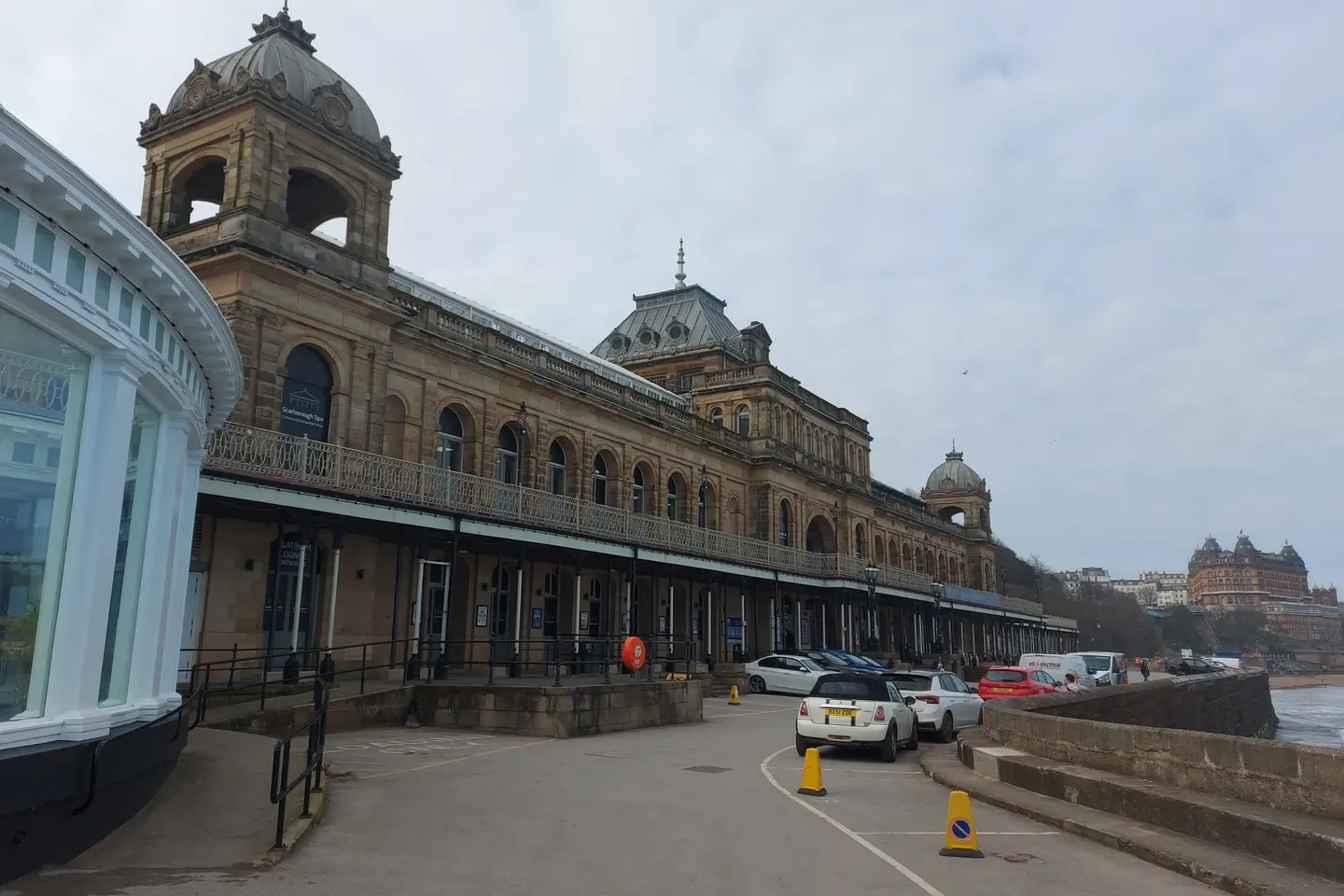 Photo of Scarborough Spa, a landmark in North Yorkshire, northern England.