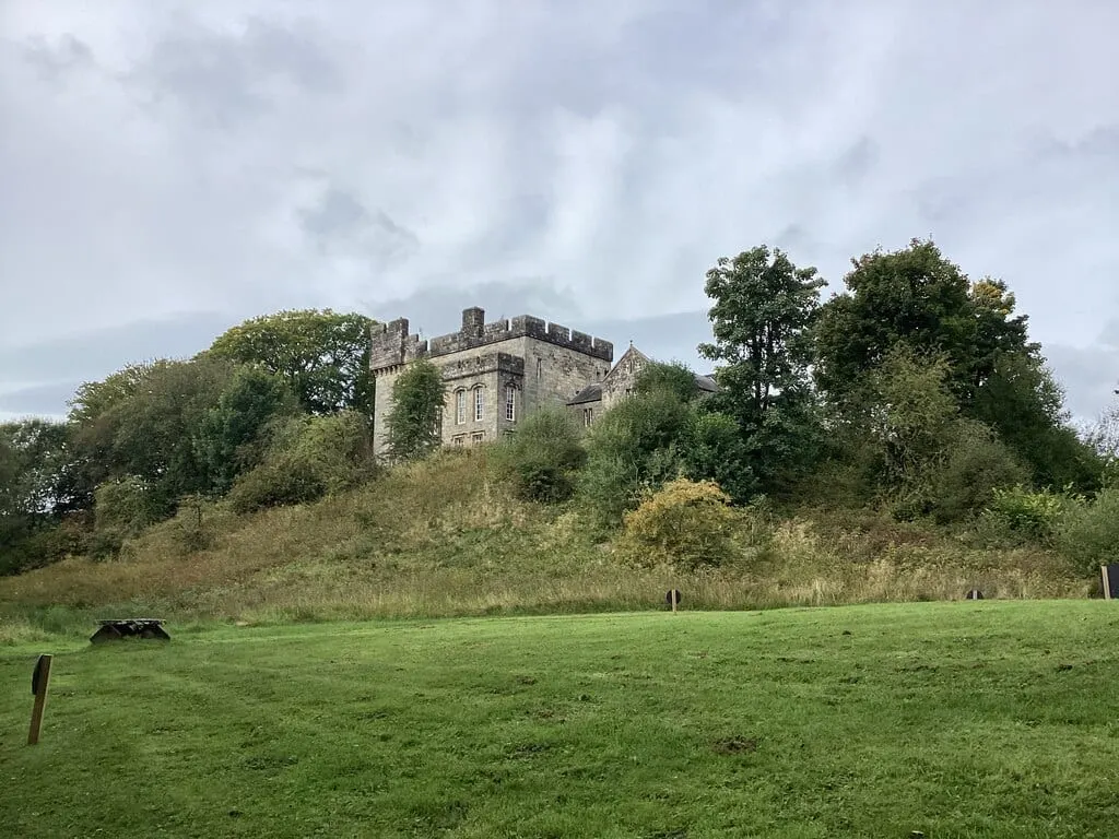 Photo of Kielder Castle, a visitor attraction in Northumberland, north east England.