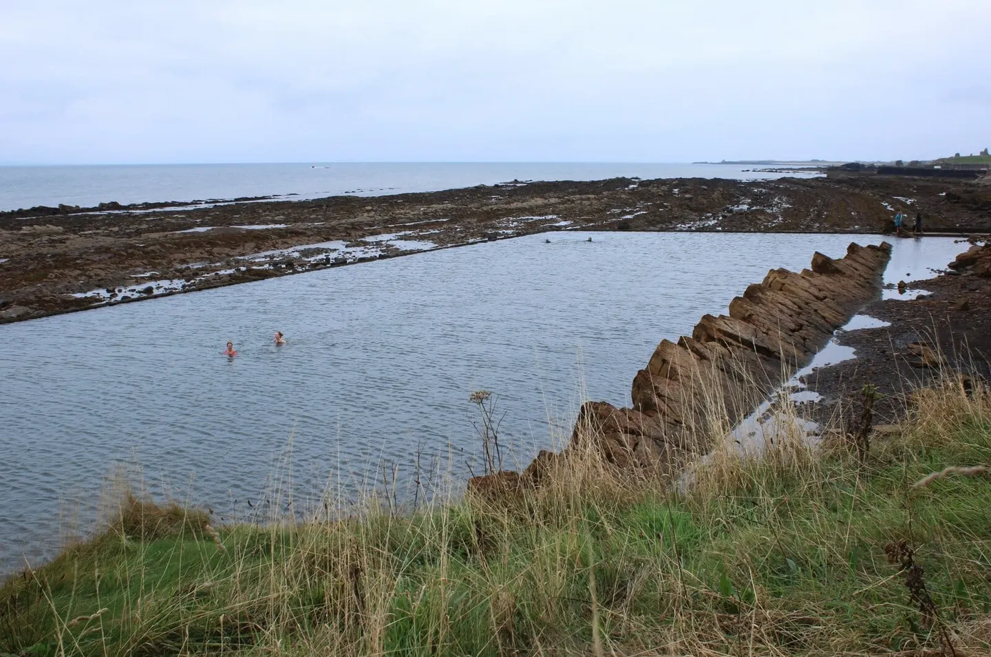 Photo of St Monans Tidal Pool, a sea pool in Fife, central Scotland.