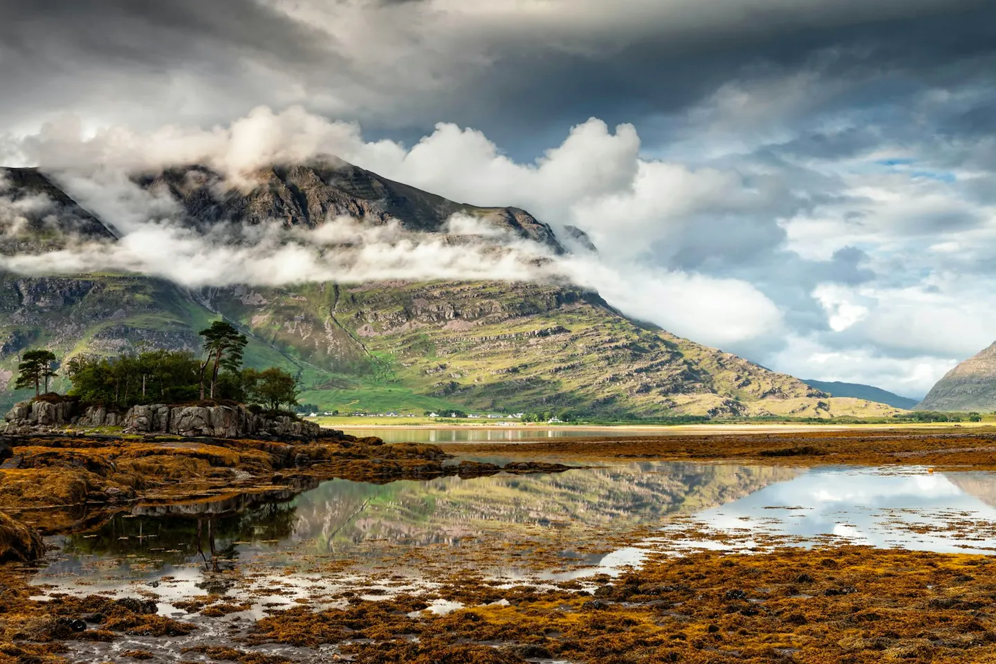 Photo of Torridon, a village in the Wester Ross, Highland, the Scottish Highlands and Islands.