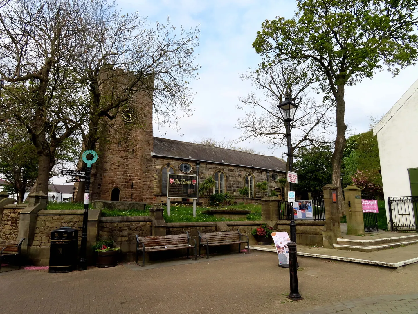 Photo of St Chad's Church, Poulton-le-Fylde, a church in Lancashire, north west England.